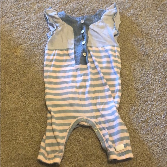 7 for all mankind baby girl jumpsuit romper 0-3 - Picture 1 of 1